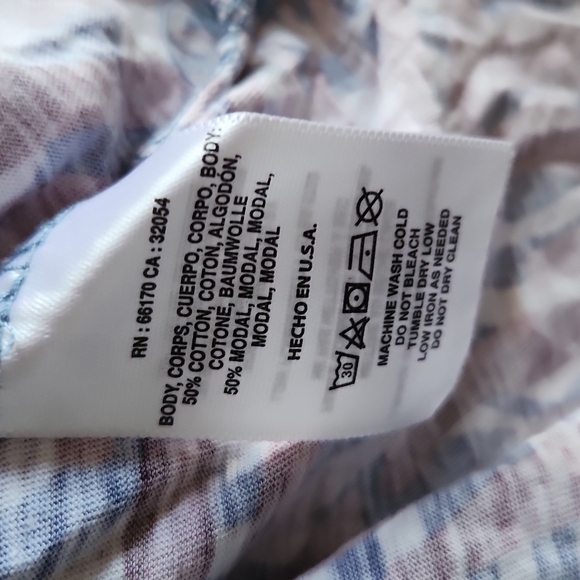 Anthropologie Purple Flutter Sleeve Top - Picture 5 of 7